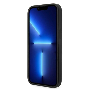 Etui Karl Lagerfeld KLHCP14MSAPKHG do iPhone 14 Plus 6,7" hardcase Saffiano Karl`s Head Patch